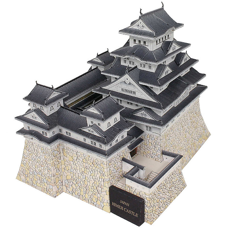 Art Craft Cardboard - 일본 히메지 성 3D 종이 모델