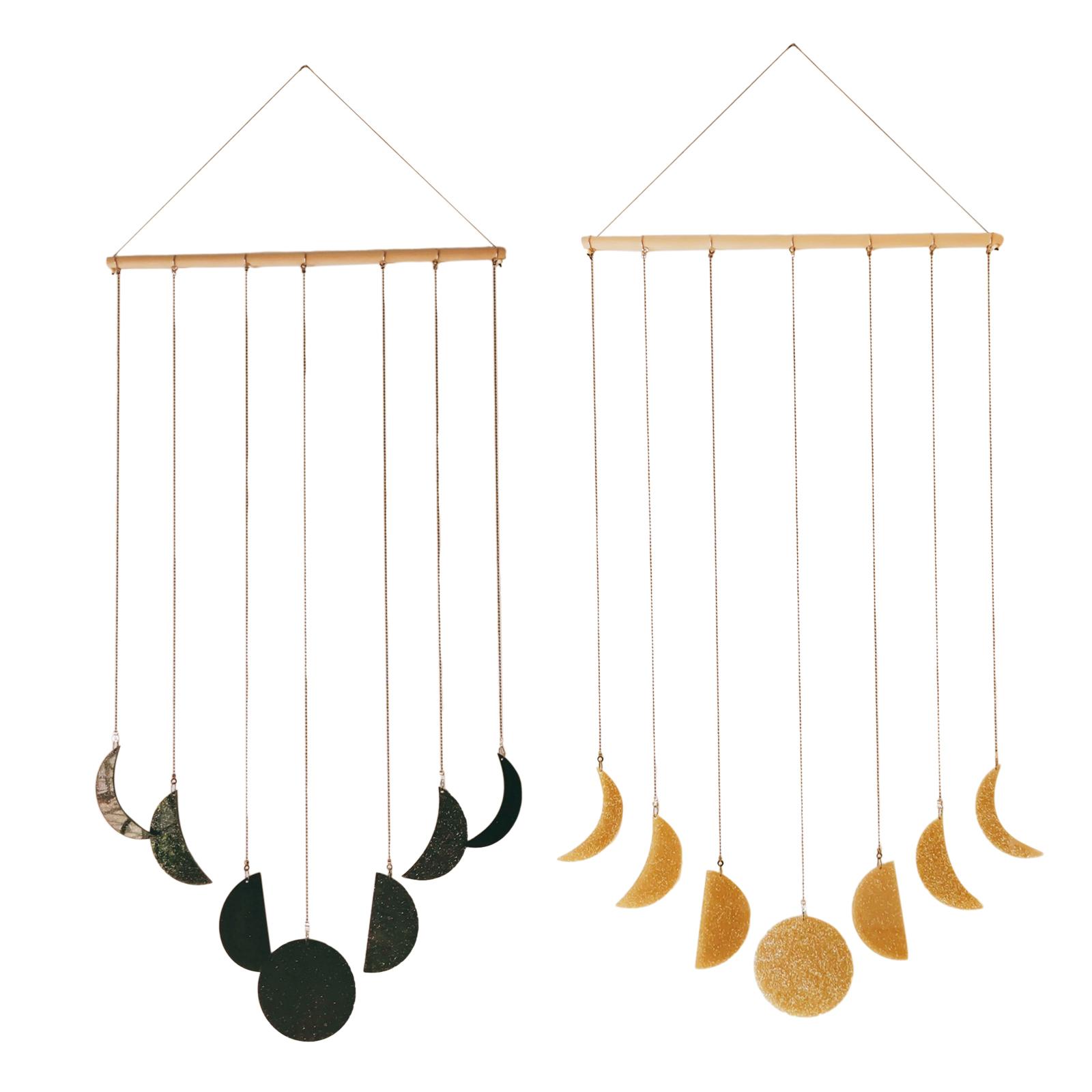 Art And Craft For Nursery - 달의 위상 벽걸이 장식 보헤미안 스타일