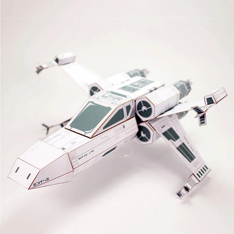 Art Craft Cardboard - X-WING 전투기 백서 모델 미니 3D