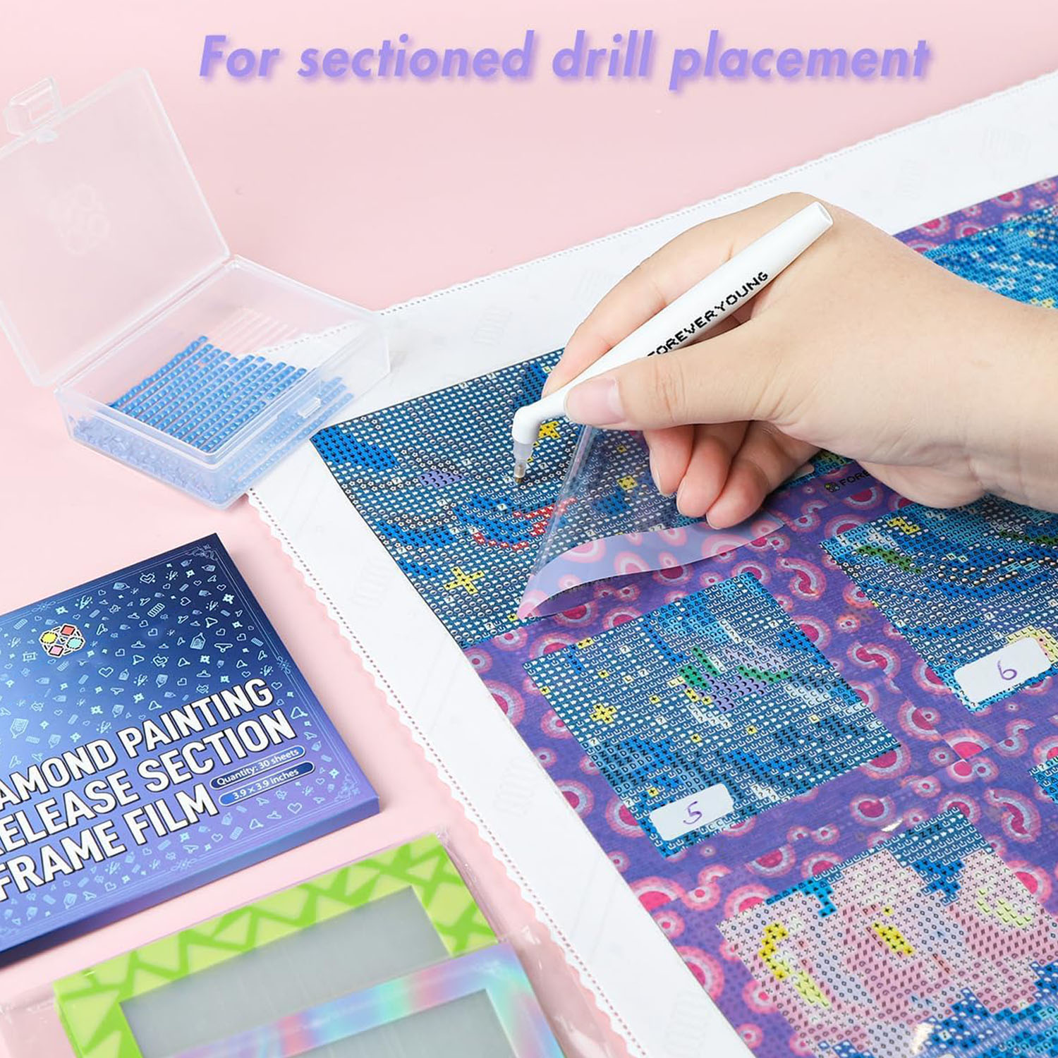 30개 다이아몬드 페인팅 정렬 도구 10cm 재사용 가 - Art Craft Kit 리뷰 및 가격