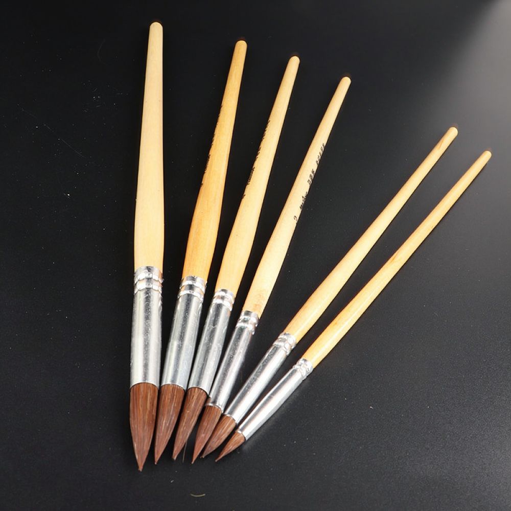 섬세한 붓털을 가진 울프 헤어 수채화 및 구아슈 붓 세 - Gouache Paint Set 리뷰 및 가격
