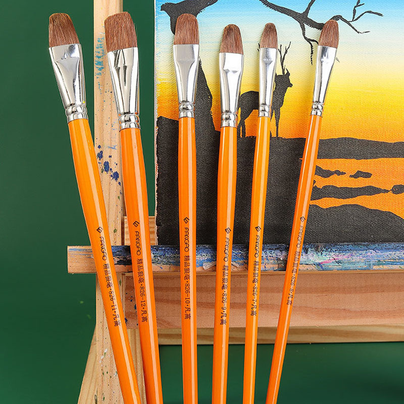 말 헤어 페인트 브러시, 헤이젤 모양 행 펜, 아크릴  - Gouache Paint Set 리뷰 및 가격