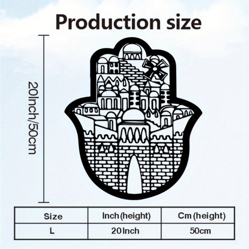 CIFBUY 예루살렘 성지 금속 벽 장식, 이스라엘 건 - Art & Craft Paper For Kids 리뷰 및 가격