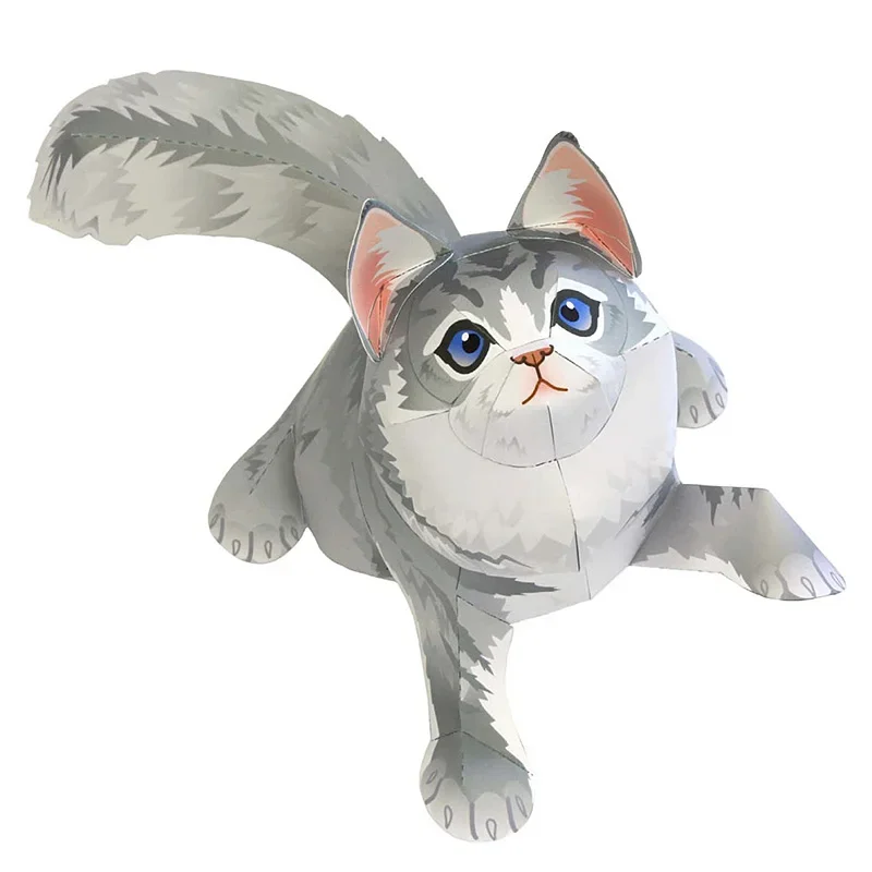 메인 쿤 고양이 접이식 종이접기 미니 귀여운 3D 종이 - Art Craft Cardboard 리뷰 및 가격