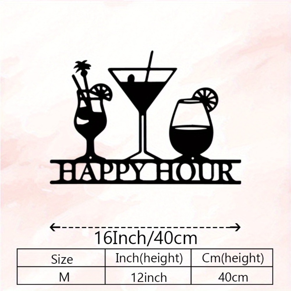 CIFBUY 메탈 벽 장식 빈티지 칵테일 마티니 표지판 - Art Craft Bar 리뷰 및 가격