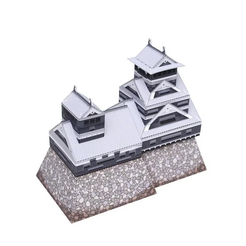 일본 구마모토 성 접이식 미니 3D 종이 모델 하우스  - Art Craft Cardboard 리뷰 및 가격