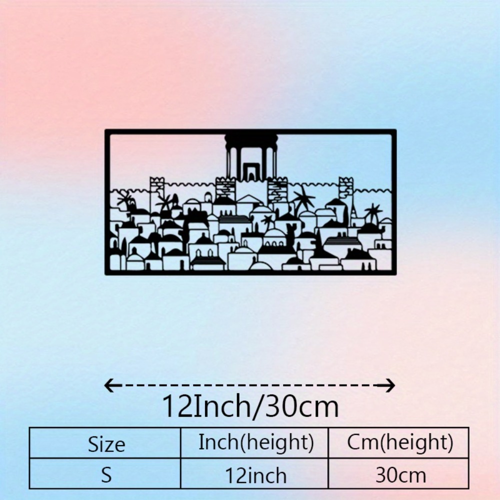CIFBUY 금속 벽 예술 예루살렘 벽화 동상 유대 문 - Art & Craft Paper For Kids 리뷰 및 가격
