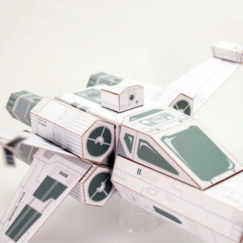 X-WING 전투기 백서 모델 미니 3D 큐브 그림 P - Art Craft Cardboard 리뷰 및 가격